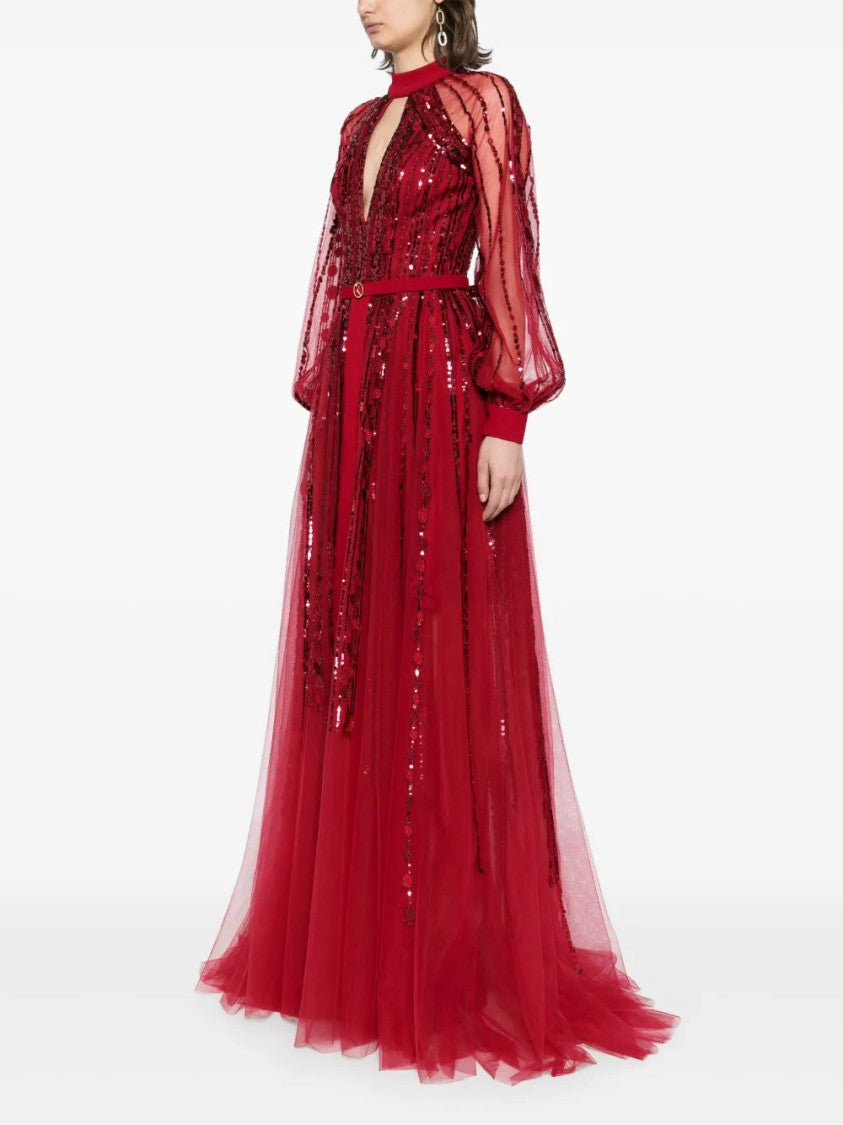 Saiid Kobeisy Embroidered Dress