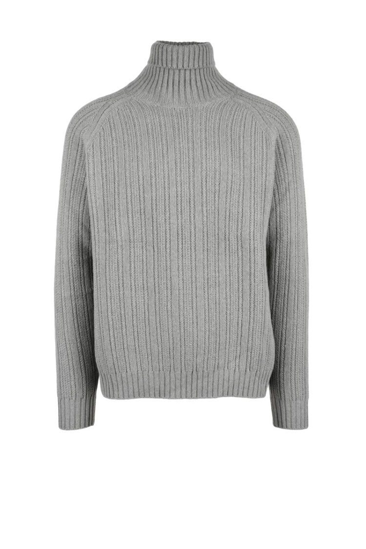 Original Vintage Style Grey Mohair Cashmere Sweater