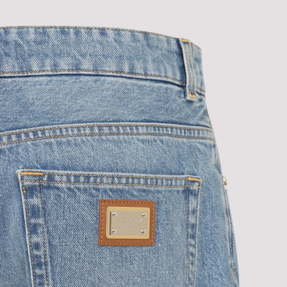 Dolce & Gabbana Blue Cotton Pants