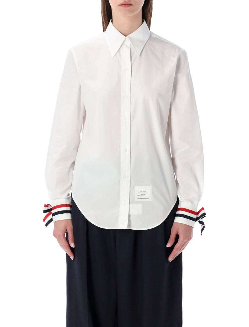 Thom Browne Easy-Fit Point Collar Shirt