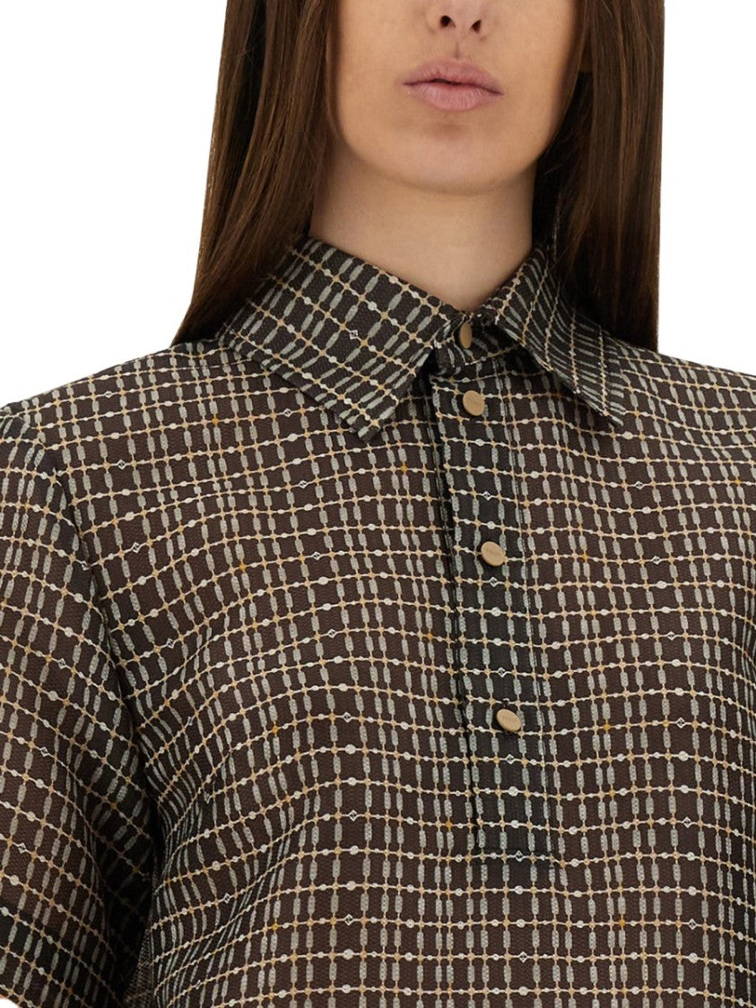 Fendi Silk Net Shirt