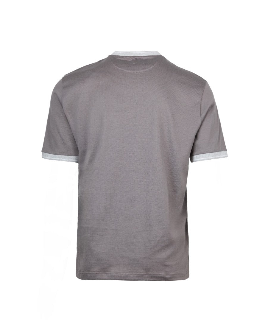 Eleventy Purple Crew Neck T-Shirt