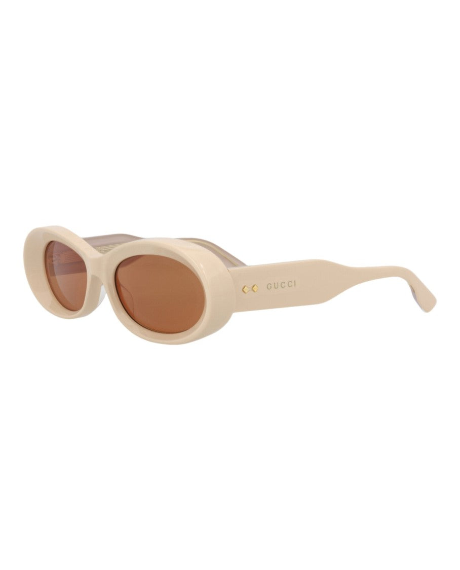Gucci Round-Frame Recycled Acetate Sunglasses