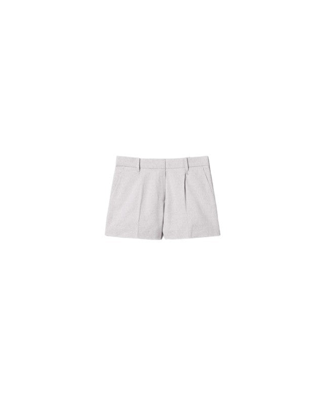 Twinset Actitude Textured Angora Bermuda Shorts With Pleats