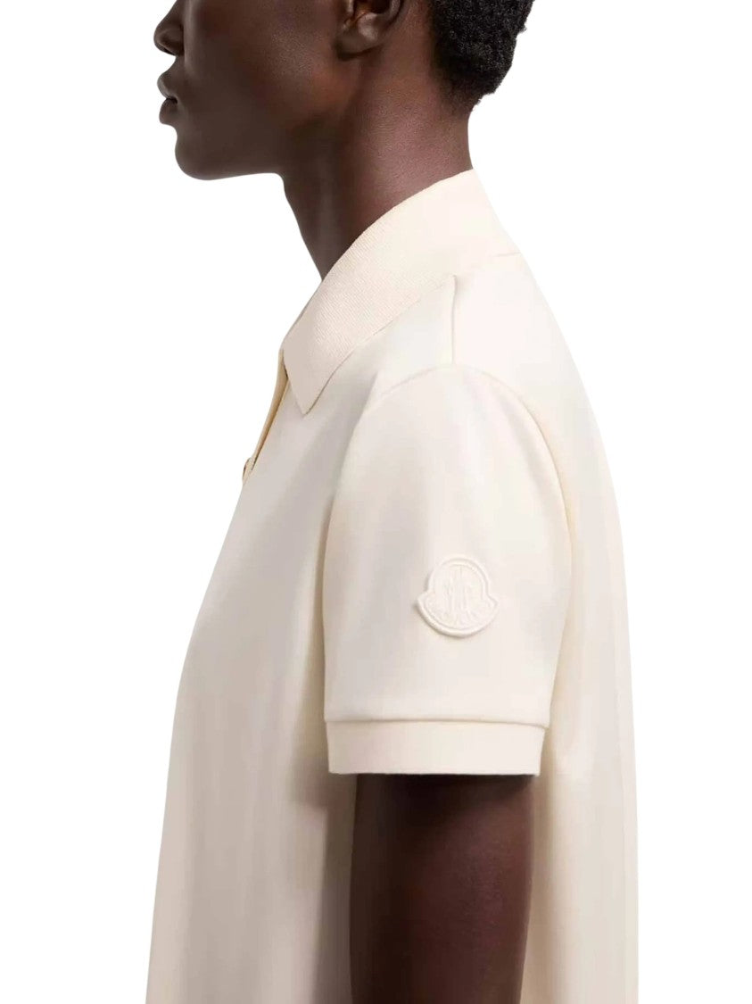 Moncler Ss Cropped Polo Shirt