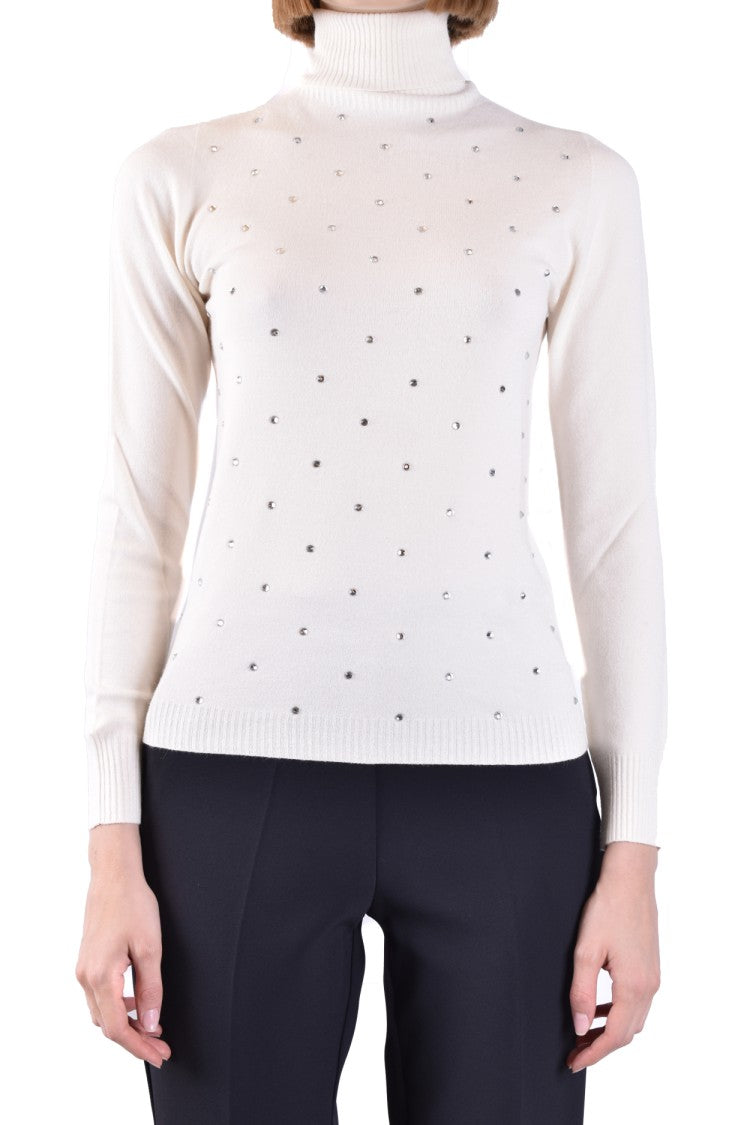 Ermanno Turtleneck Sweater With Subtle Embellishments And Refined Fit