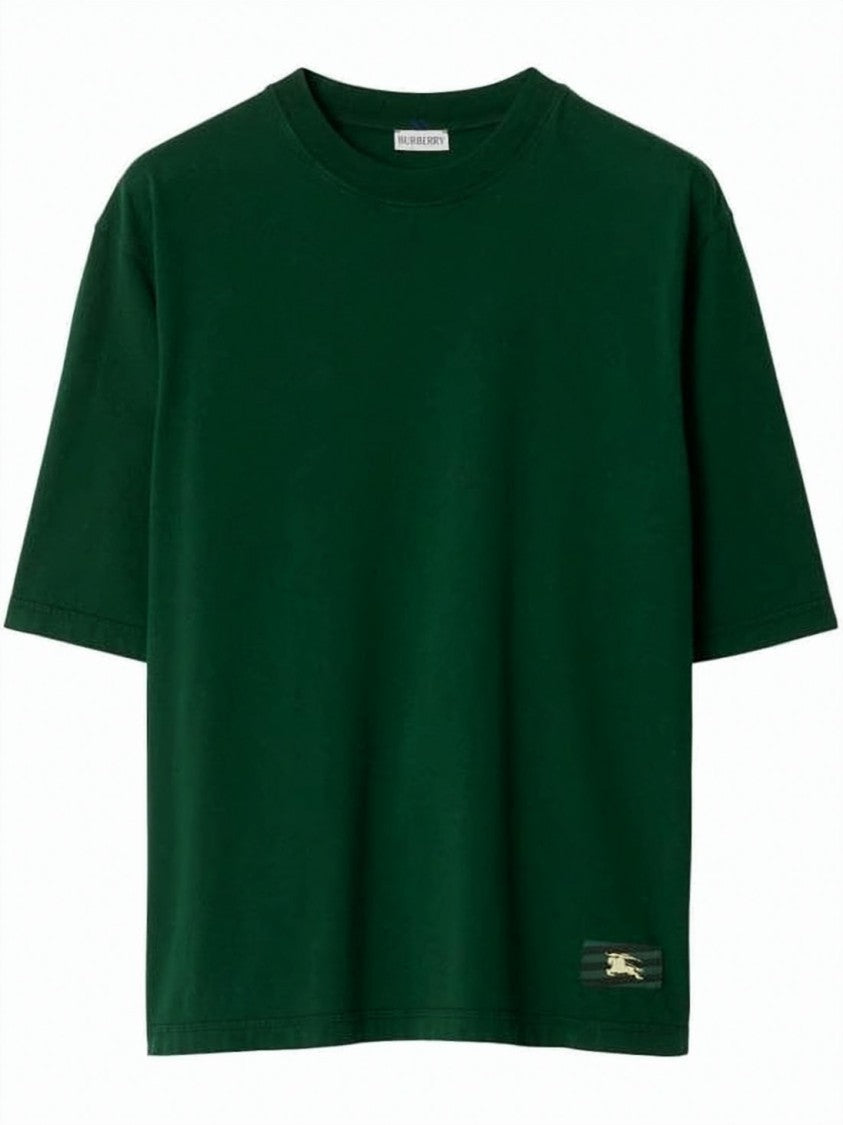 Burberry Short-Sleeved Crew Neck T-Shirt With Subtle Emblem