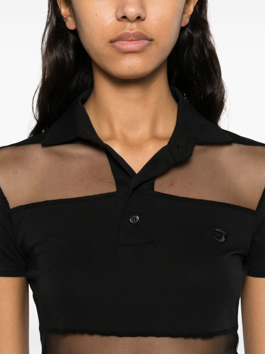 Coperni Maxi Dress With Polo Collar