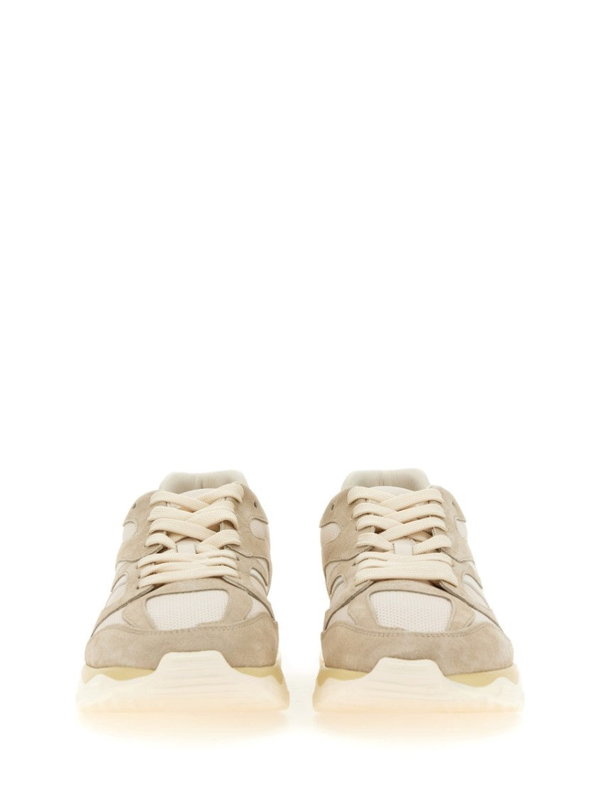 Hogan Calfskin Sneakers With Textured Upper And Sole