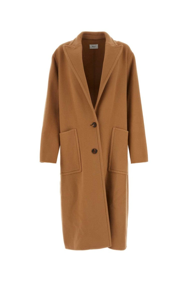Bally Caramel Wool Blend Coat