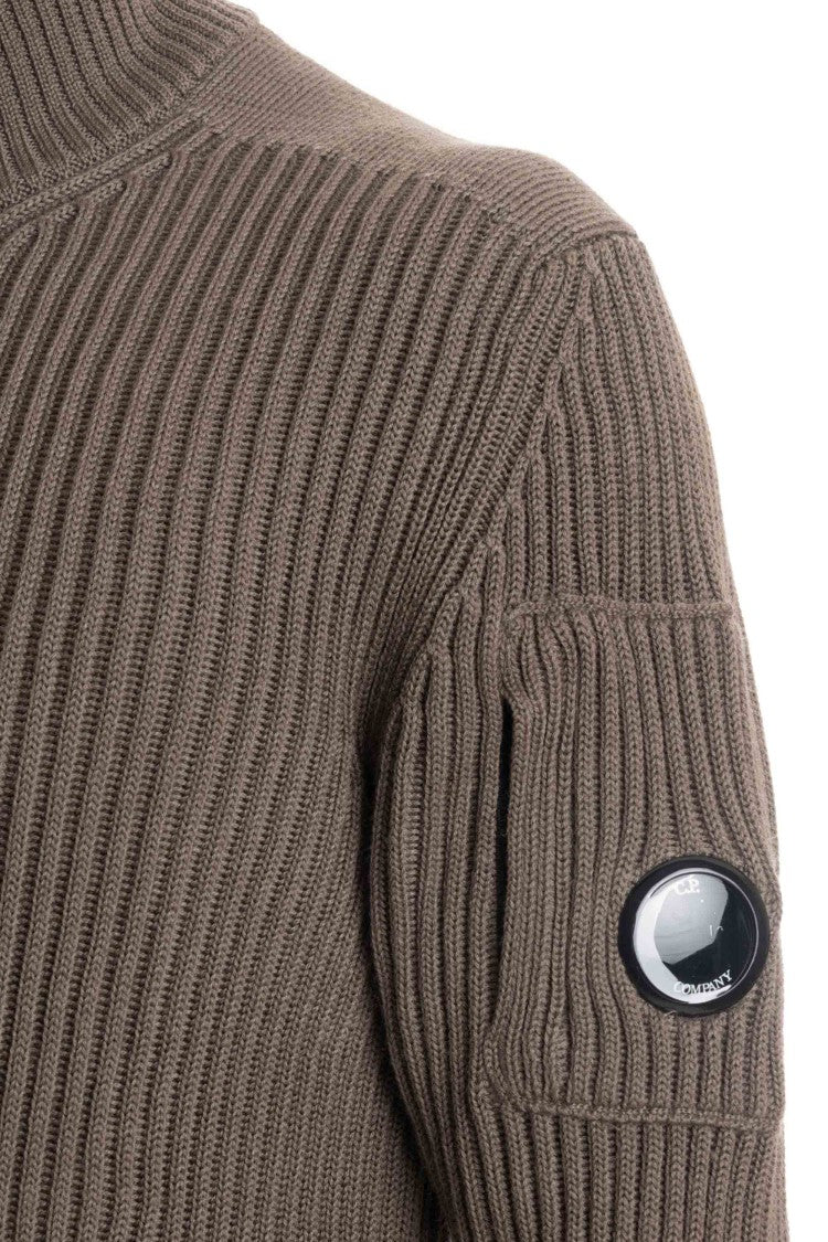 C.P. Company Half-Zip Wool Costa Inglese Sweater