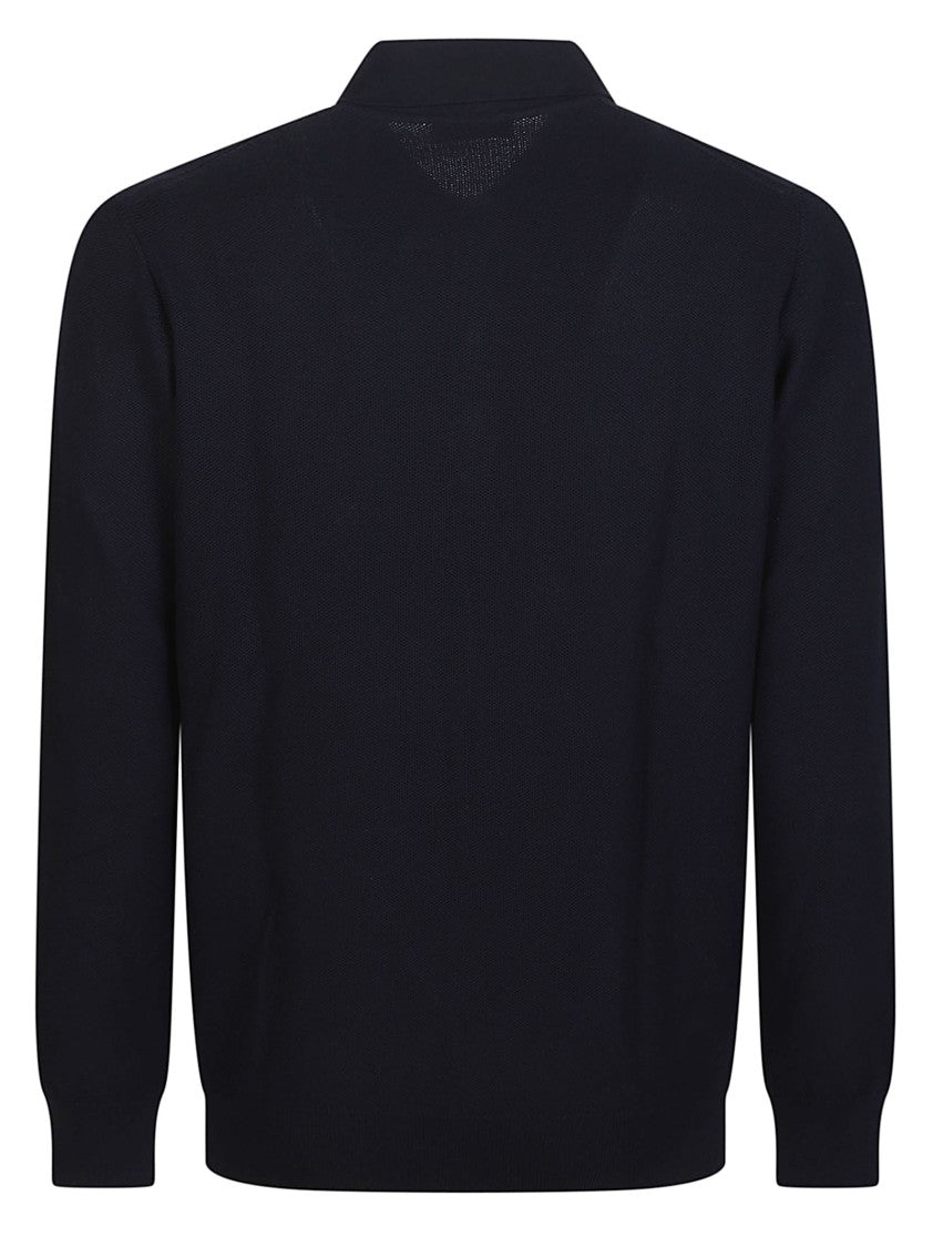 Fay Polo Neck Cotton Sweater