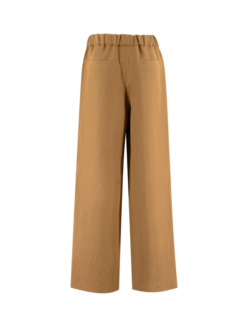 Fabiana Filippi Relaxed Fit Trousers With Elastic Waistband