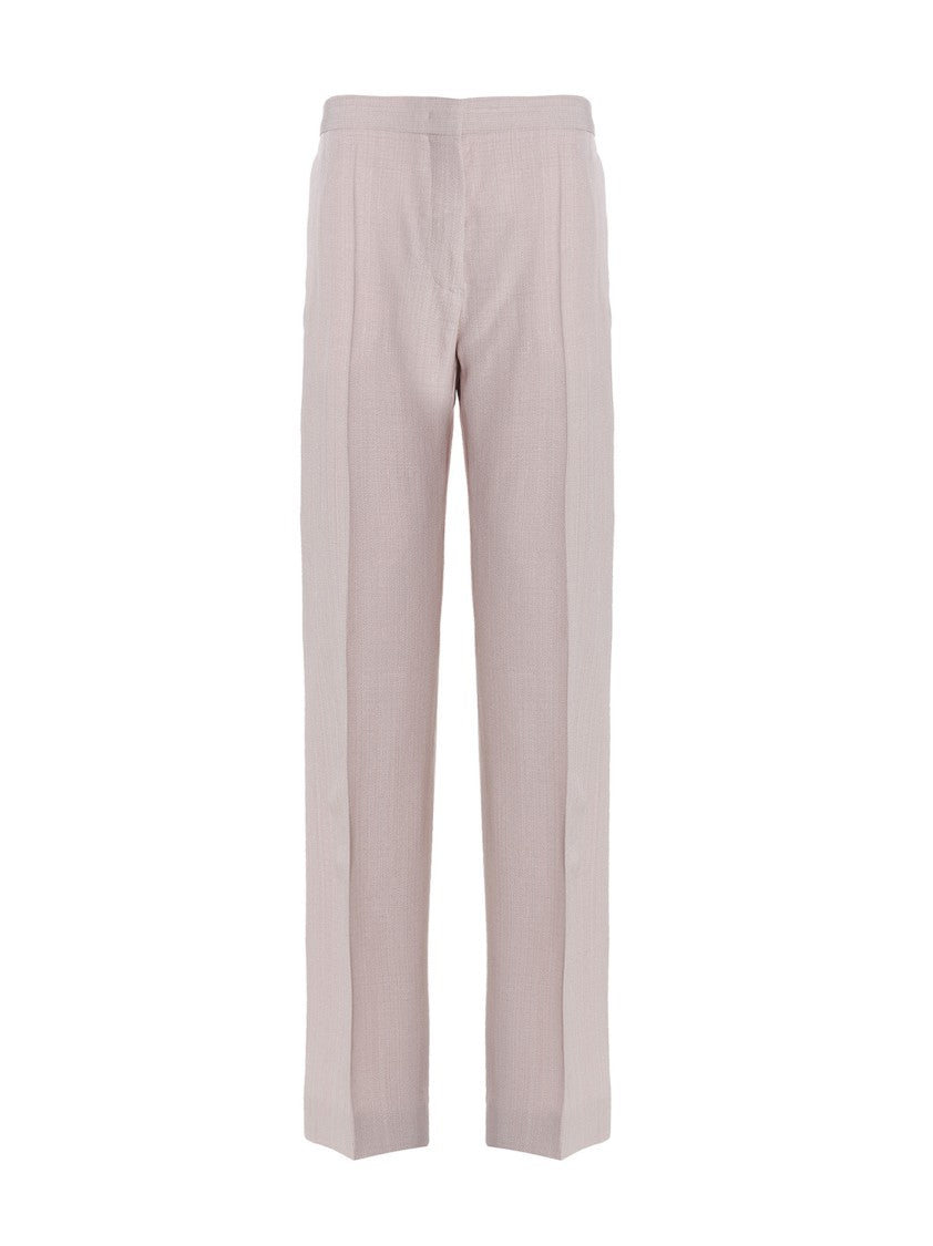 Jil Sander Refined Slim Pants In Viscose And Silk Blend