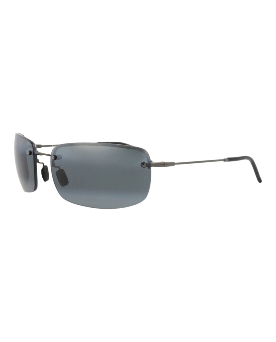 Maui Jim Square-Frame Titanium Alloy Sunglasses
