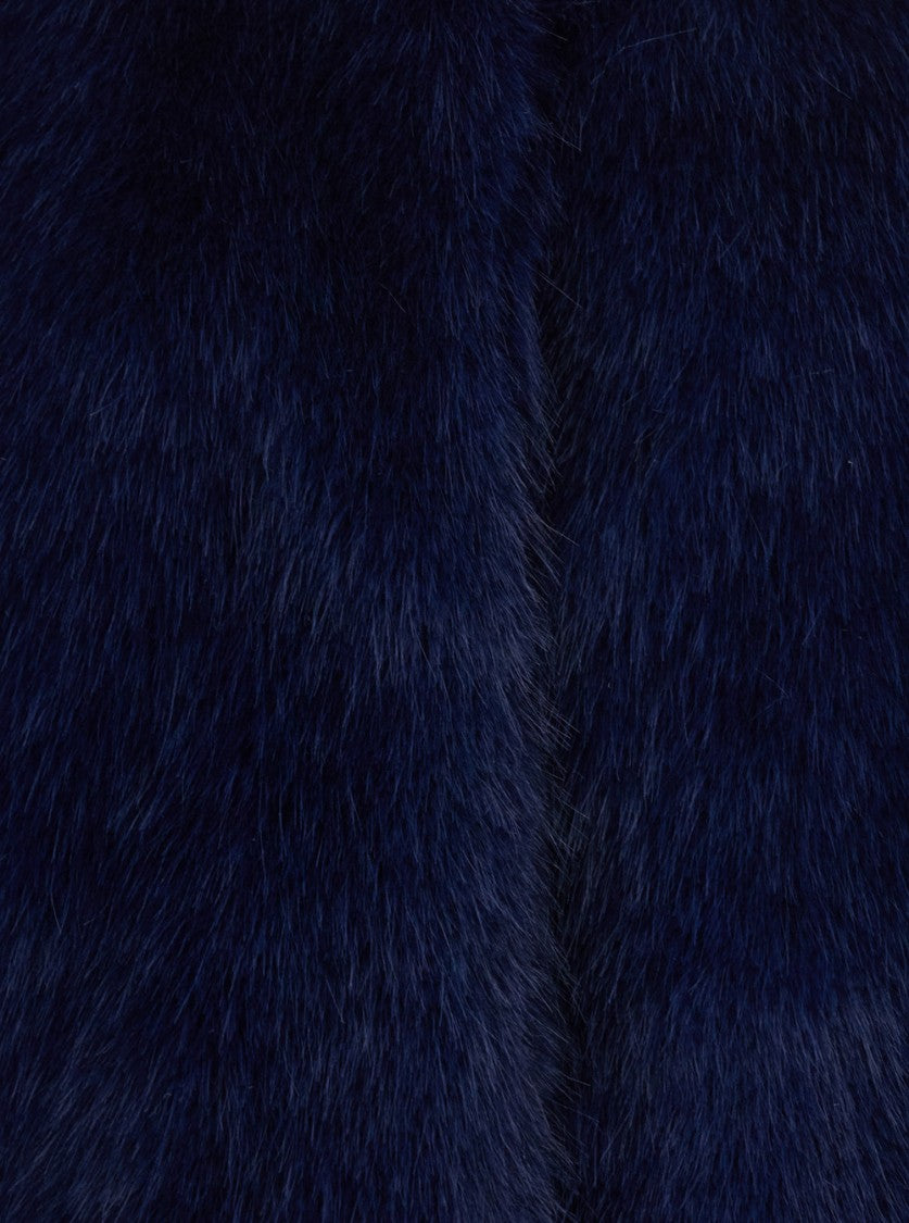 Plain Fake Fox Fur Jacket