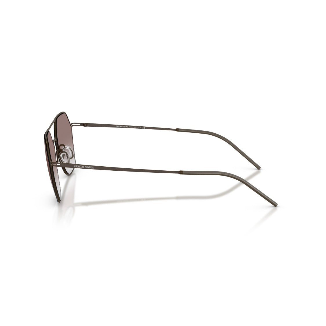 Giorgio Armani 0Ar6185 Geometric Frame Sunglasses With Double Bridge Design