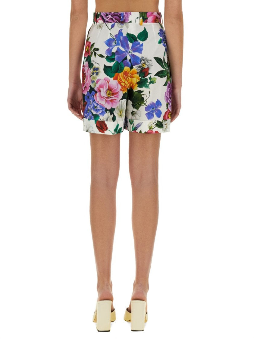 Dolce & Gabbana Shorts With Floral Print
