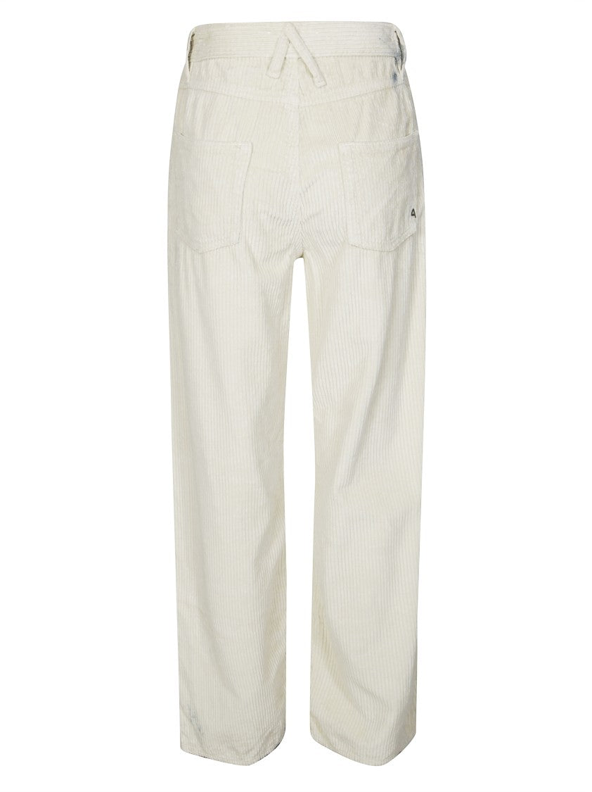 Cycle Wide-Leg Textured Corduroy Trousers