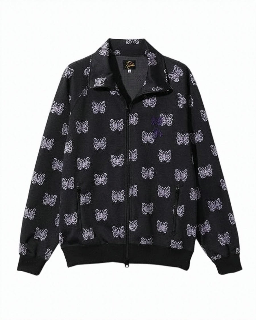 Needles Black Zip-Up Hoodie