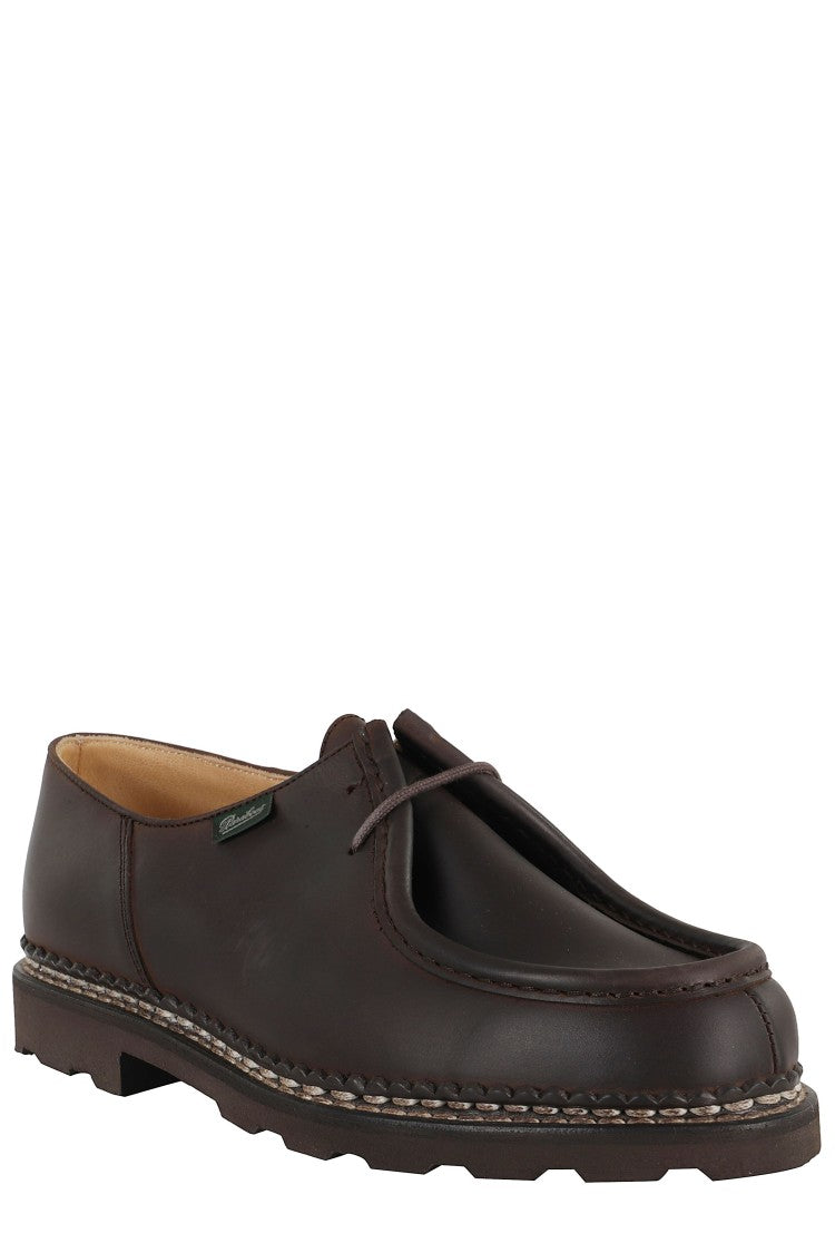 Paraboot Brown Michael Marche Ii Moc-Toe Leather Derby Shoes