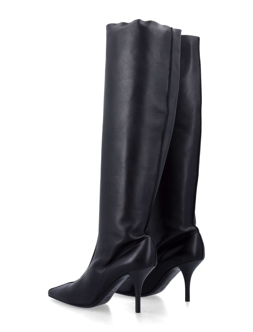 Magda Butrym Sleek High Boots With Pointed Toe And Stiletto Heel