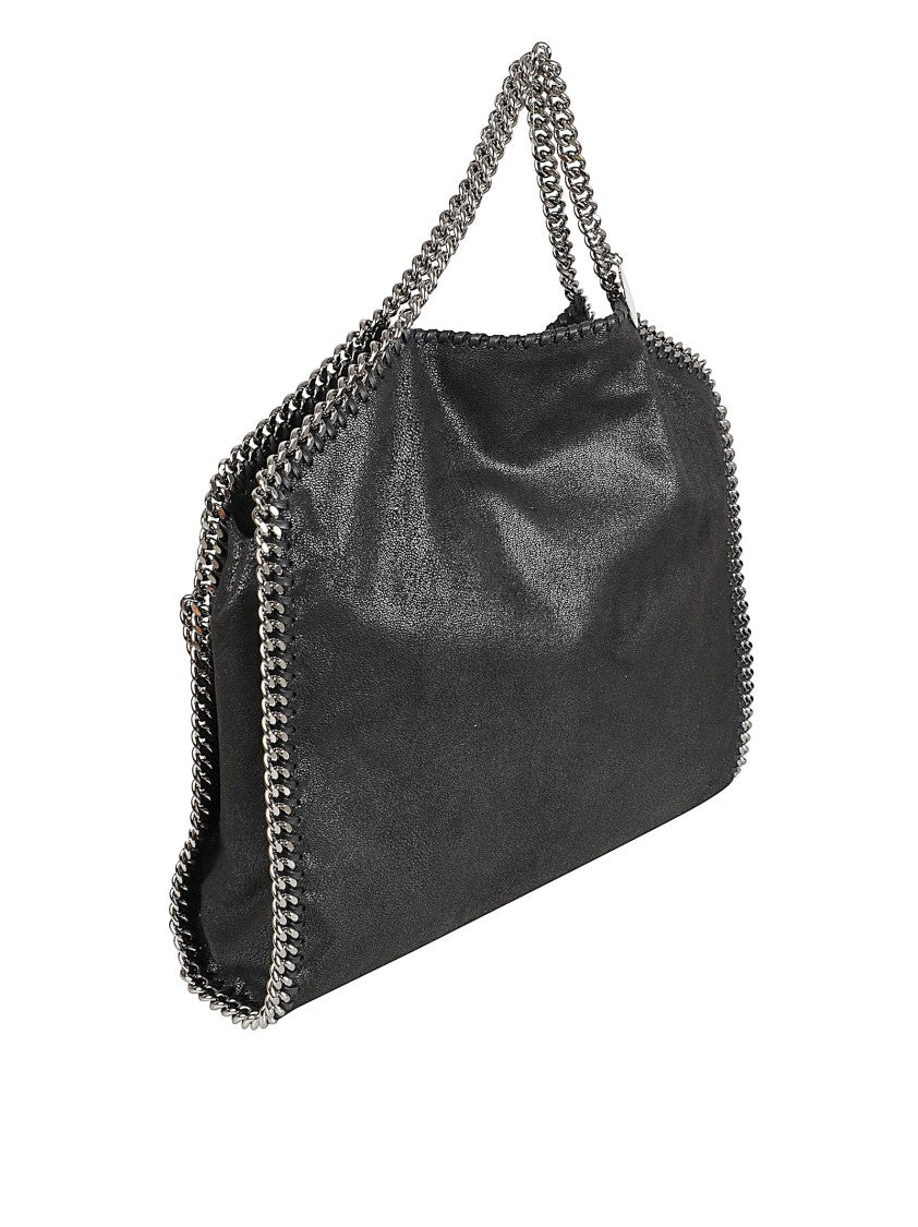 Stella Mccartney Slouch Body Handbag With Chain-Link Trim