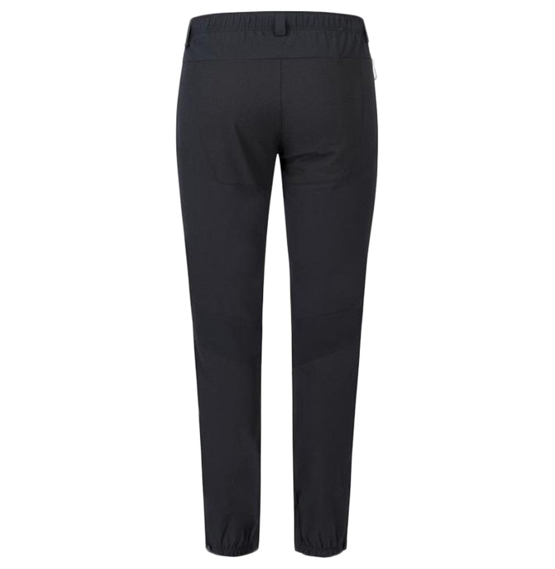 Montura Slim Tapered Black Casual Pants With Zippered Pockets