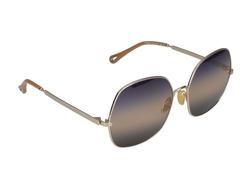 Chloé Sunglasses Chloé Ch0282s 002 Gold Gold Blue 60/17/140