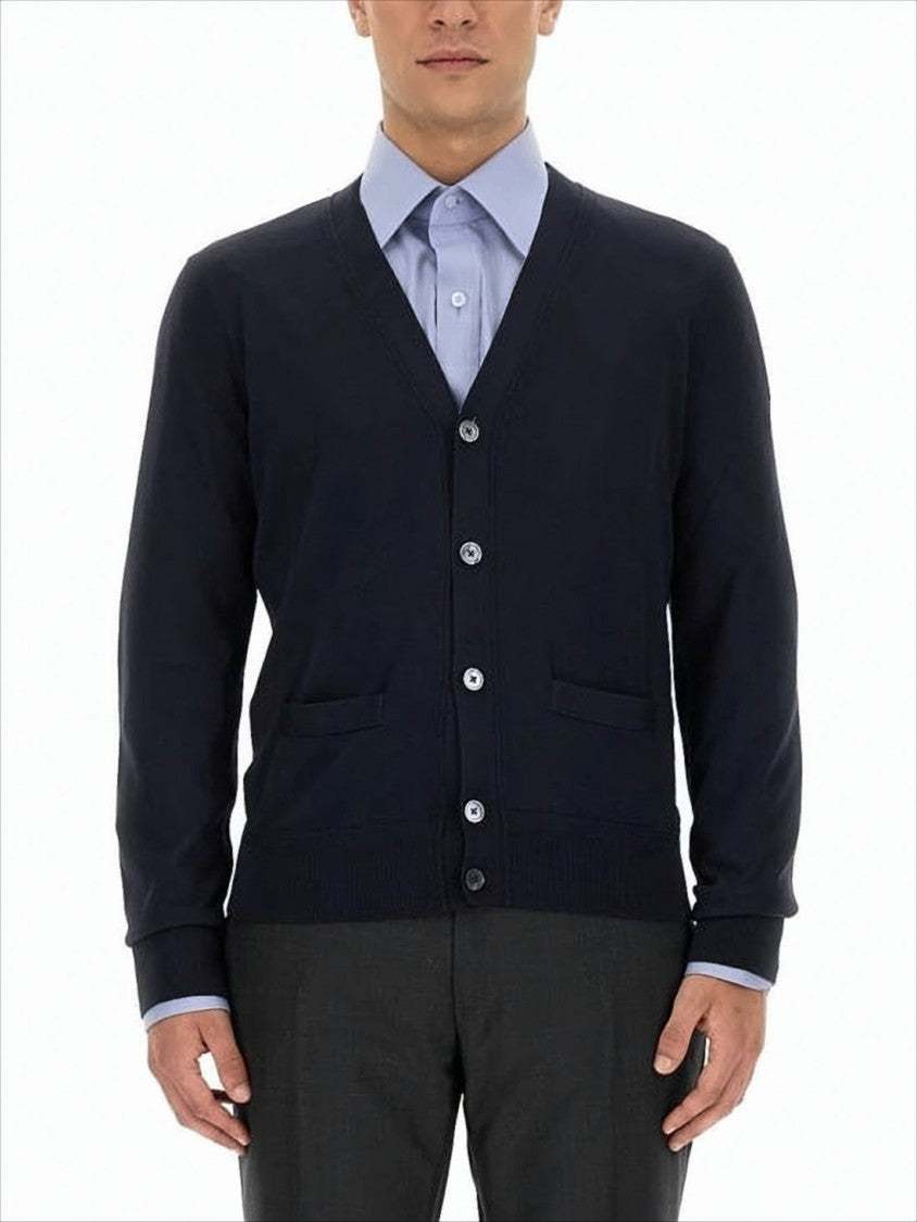 Tom Ford Classic Deep V-Neck Cardigan With Button-Down Front