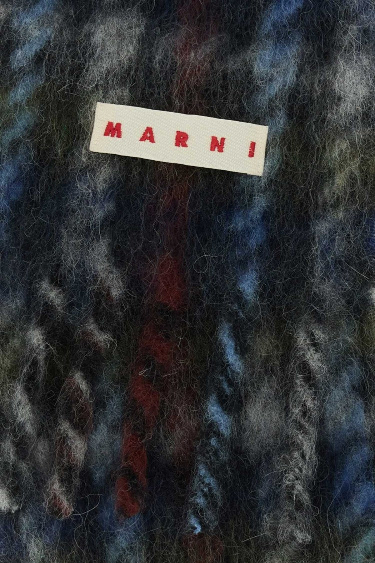 Marni Multicolor Mohair Blend Scarf