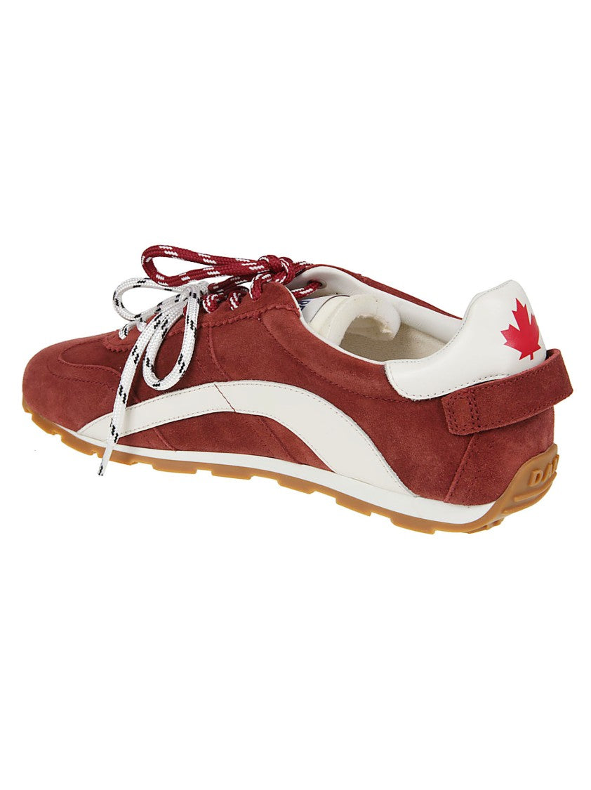 Dsquared2 Dc-642 Calf Leather Lace-Up Sneakers