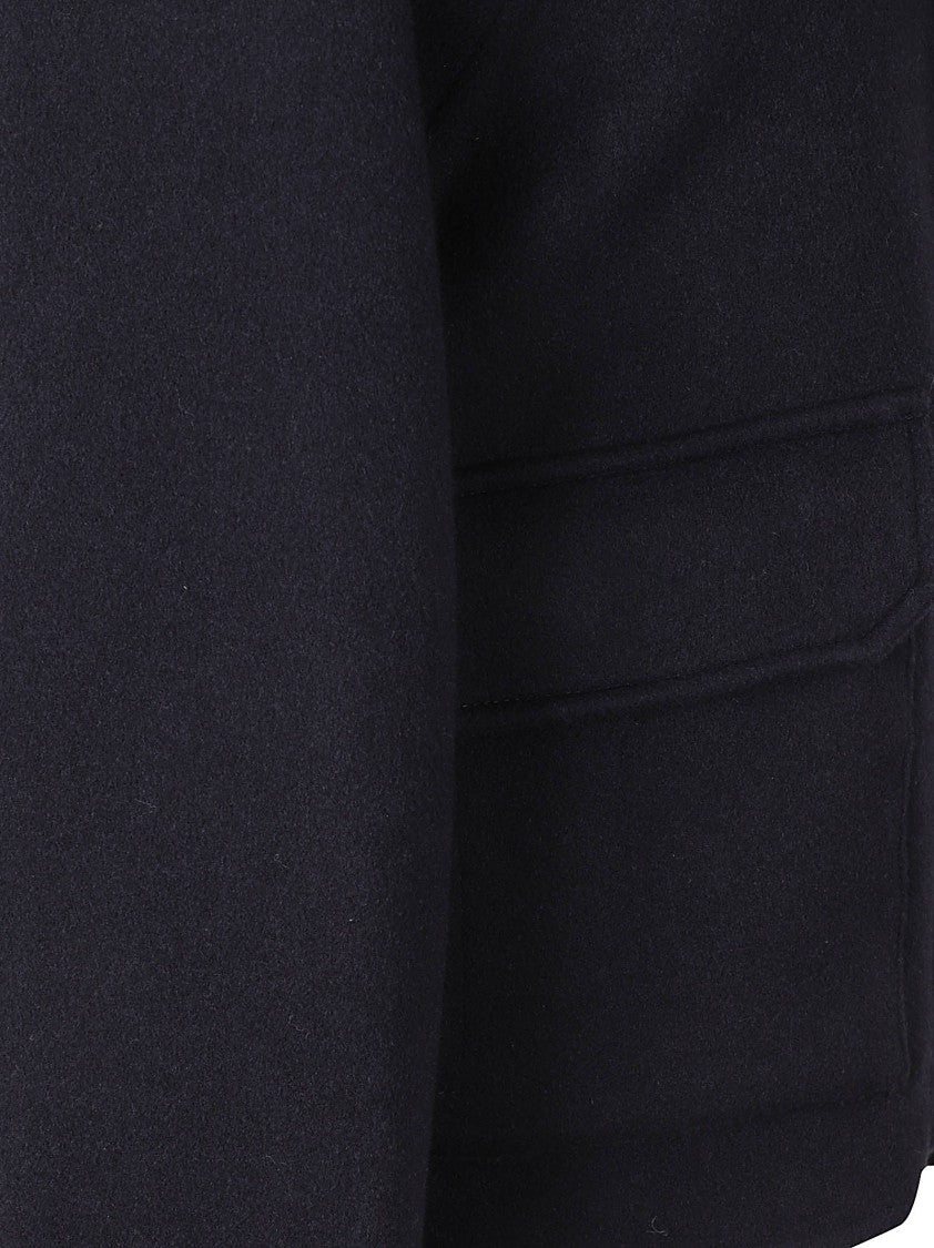 Brunello Cucinelli Cropped Quilted Coat With Structured Design And Flap Pockets