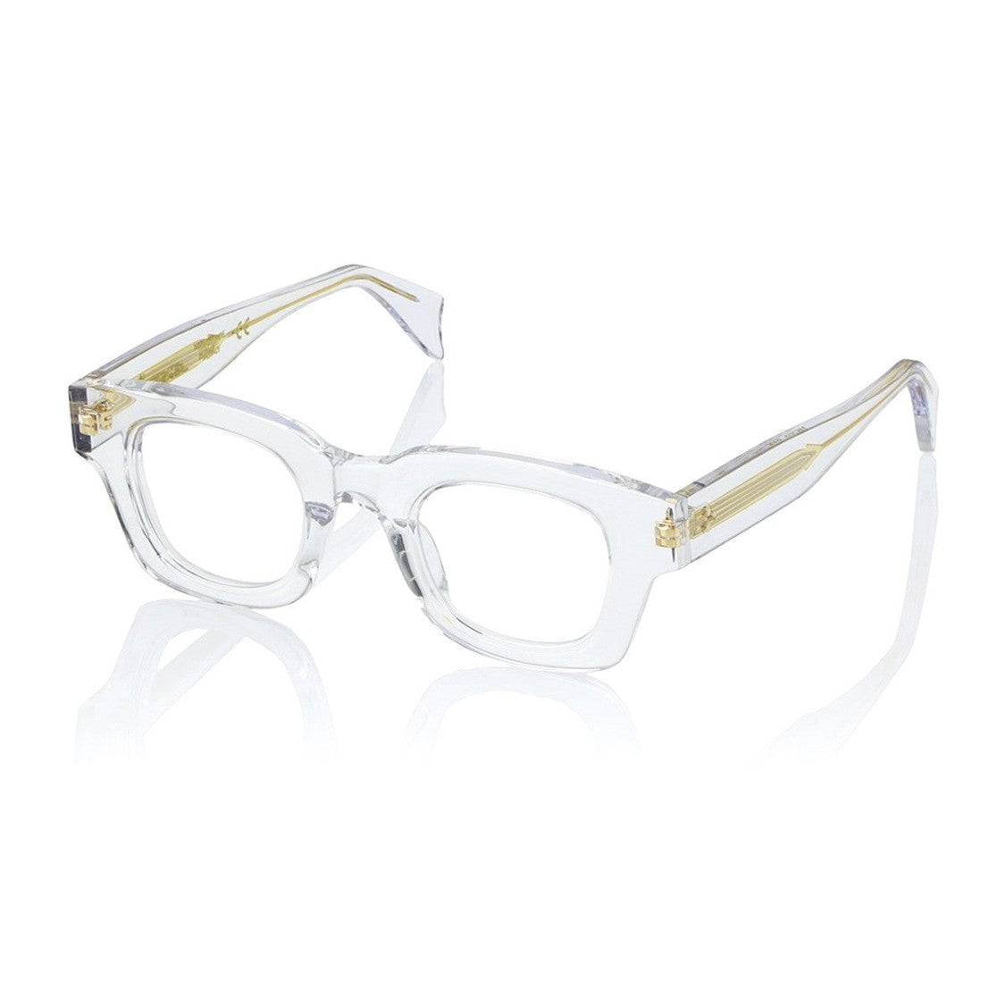 Monokol Transparent Mk307 Acetate Square Sunglasses