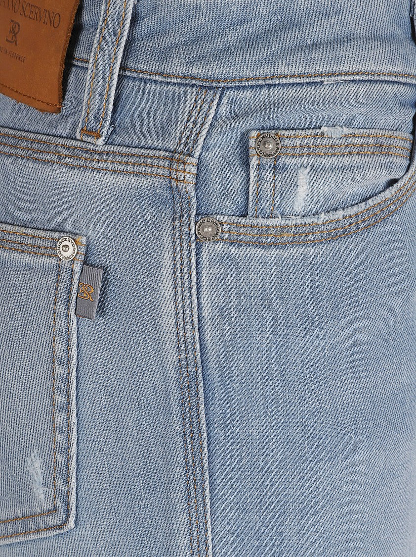 Ermanno Scervino Slim-Fit Jeans With Classic Five-Pocket Design