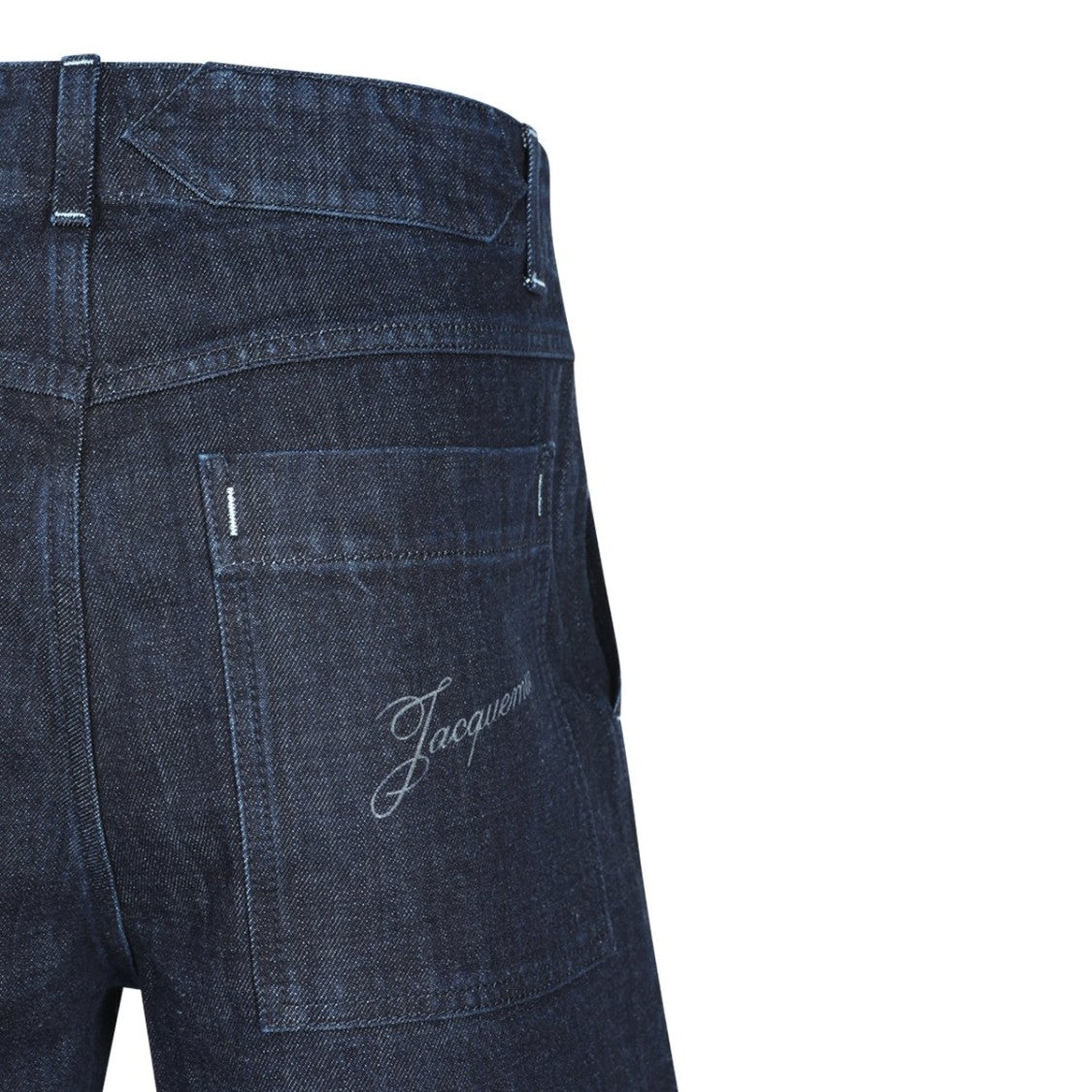 Jacquemus Structured Tailored Shorts In Dark Denim
