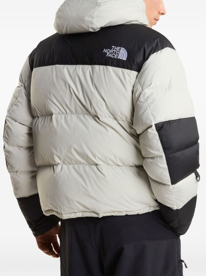 The North Face Color-Block Hooded Puffer Jacket