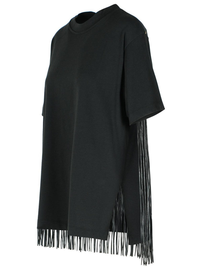 Sportmax Teatino' Black Cotton T-Shirt