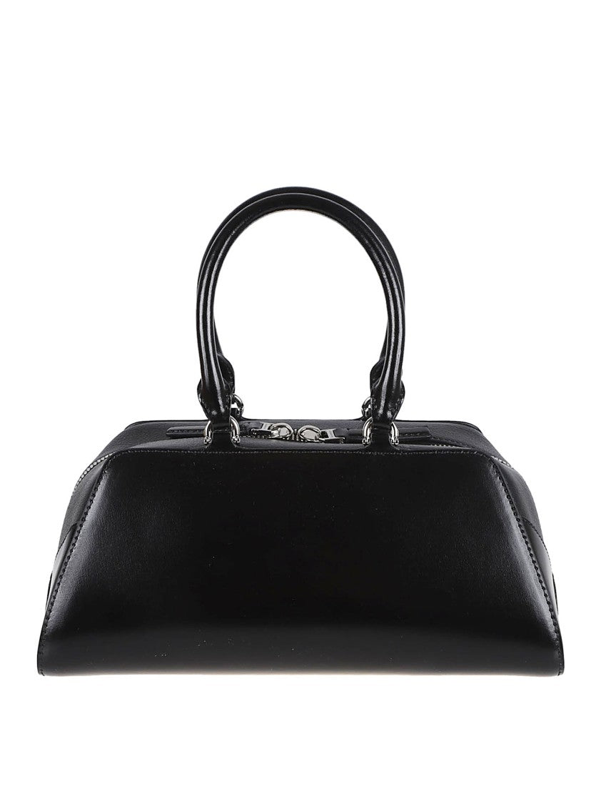 Givenchy Structured Black Handbag With Silver-Tone Hardware