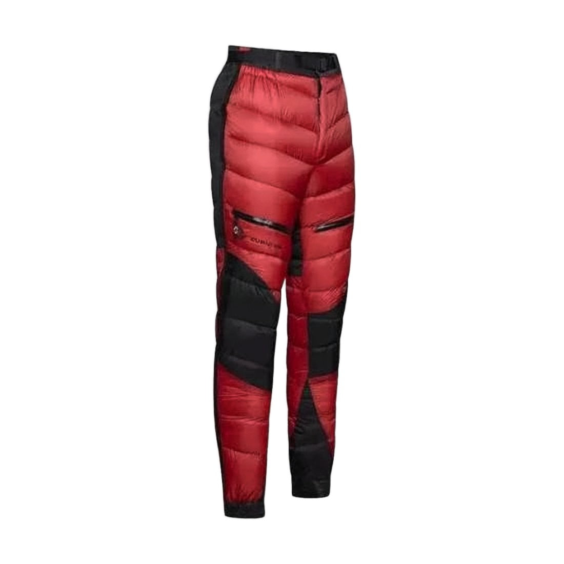 Cumulus Quilted Padded Straight Pants With Adjustable Ankle Zippers