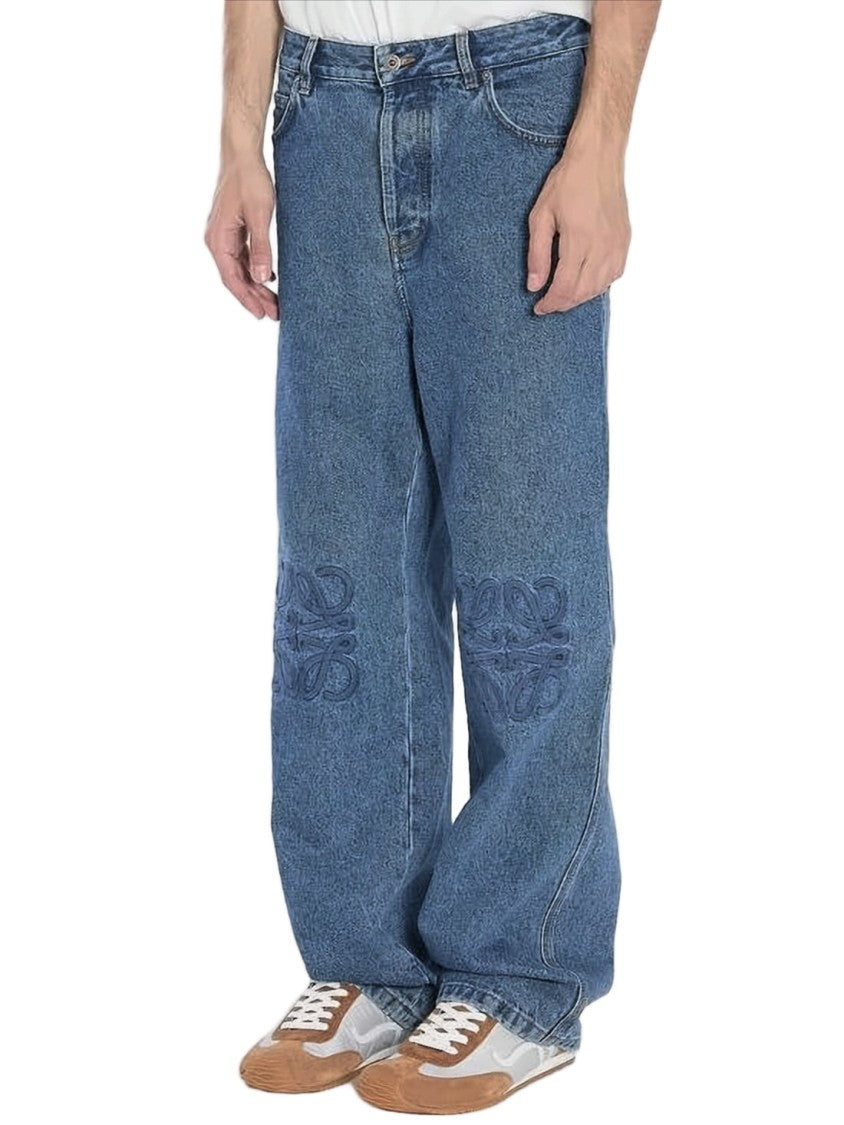 Loewe Relaxed Fit Blue Denim Pants