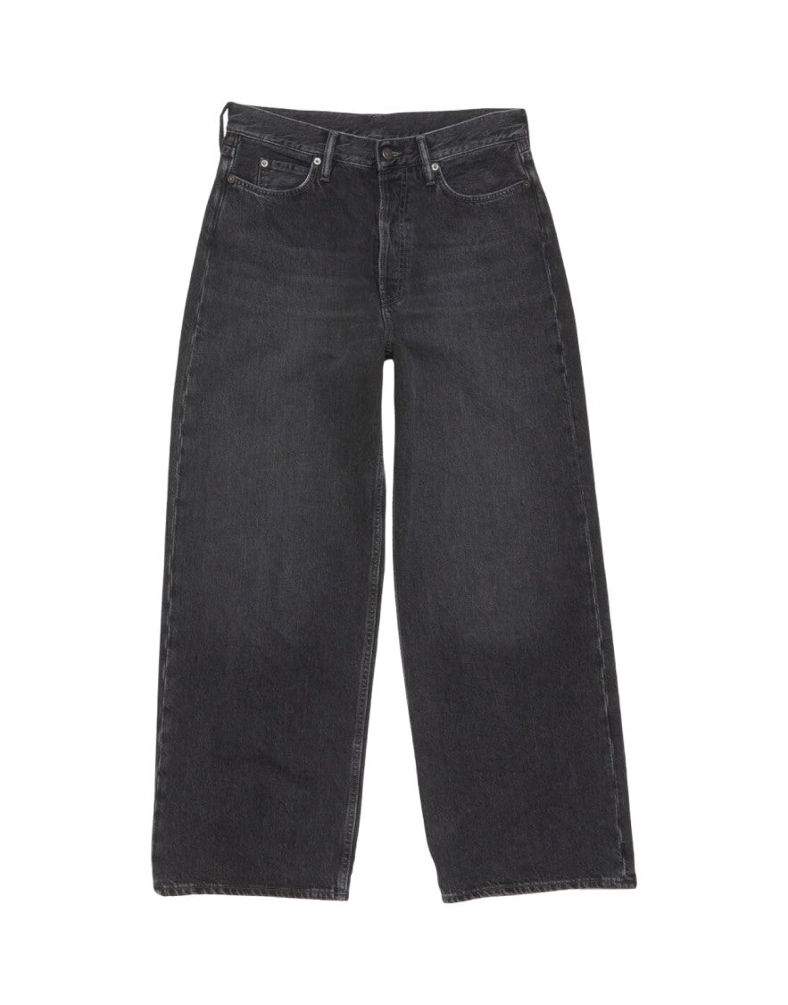 Acne Studios Vintage Black Wide-Leg Denim Pants
