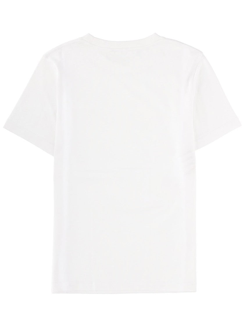 Marni Marni Red Embroidered Logo T-Shirt