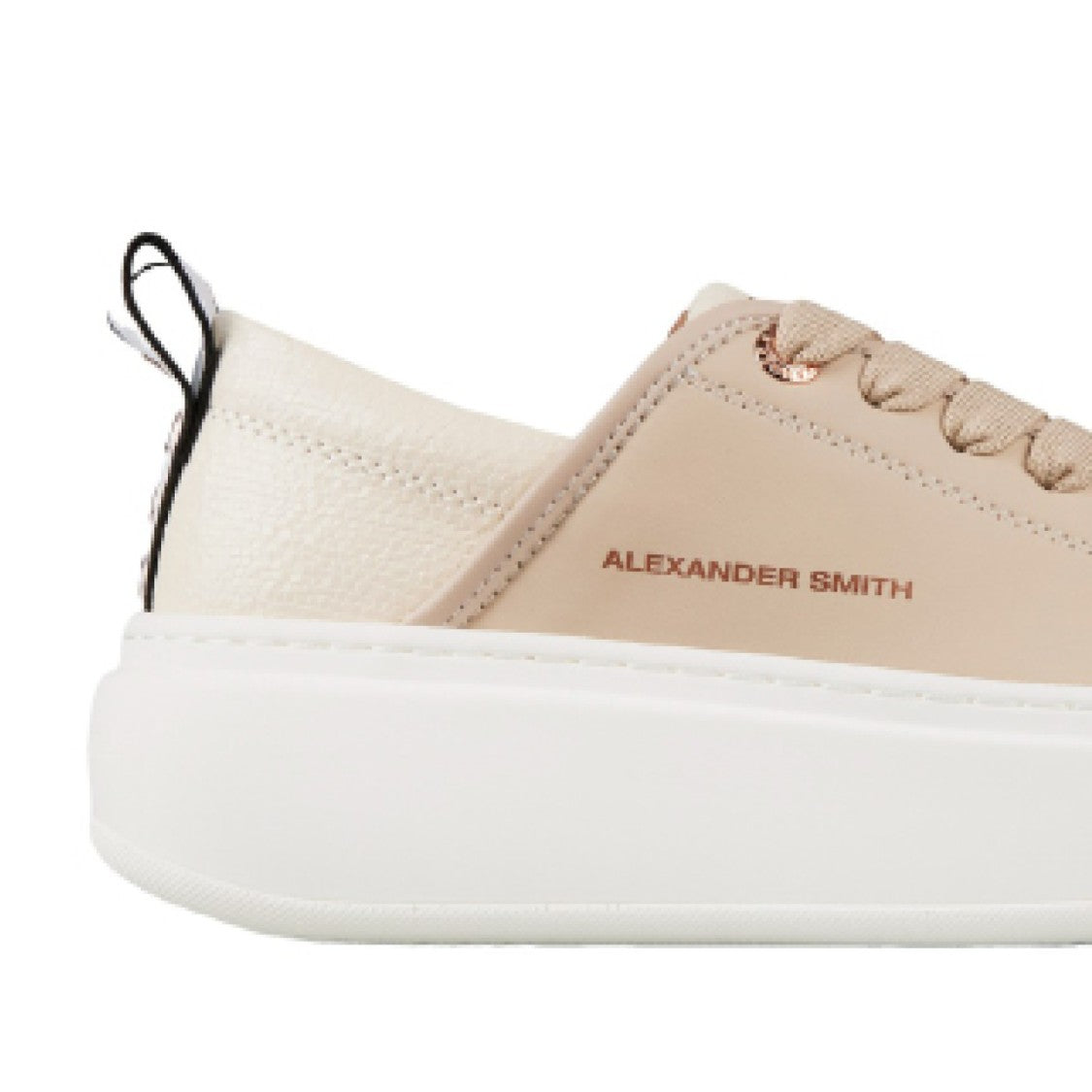 Alexander Smith Ecowembley Sneakers In Beige Vegetable Leather