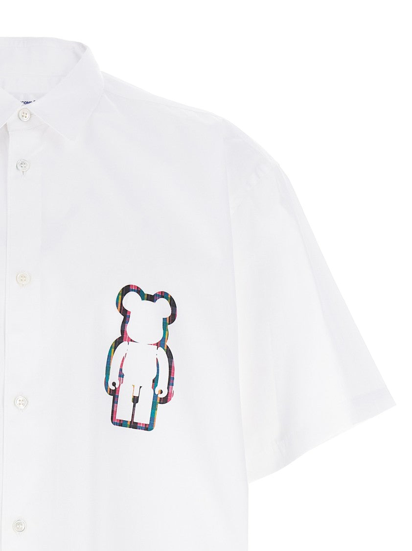 Comme Des Garçons Cotton Shirt With Be@Rbrick Graphic