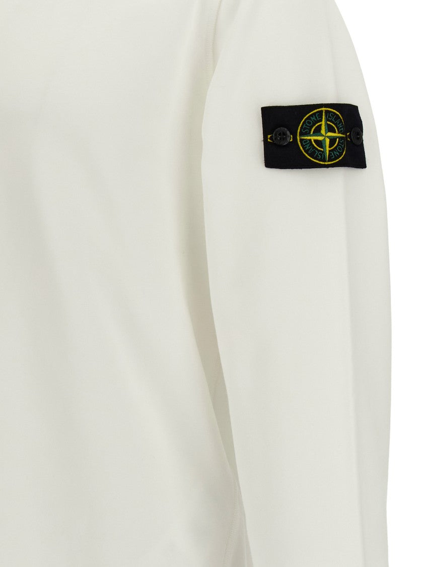 Stone Island Logo Badge Sweatshirt