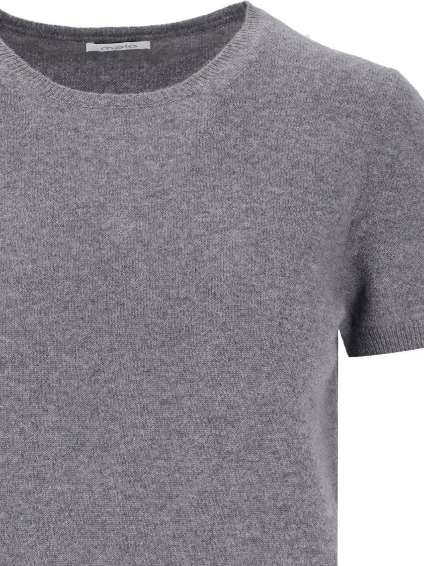 Malo Cashmere Sweater With Classic Crew Neckline