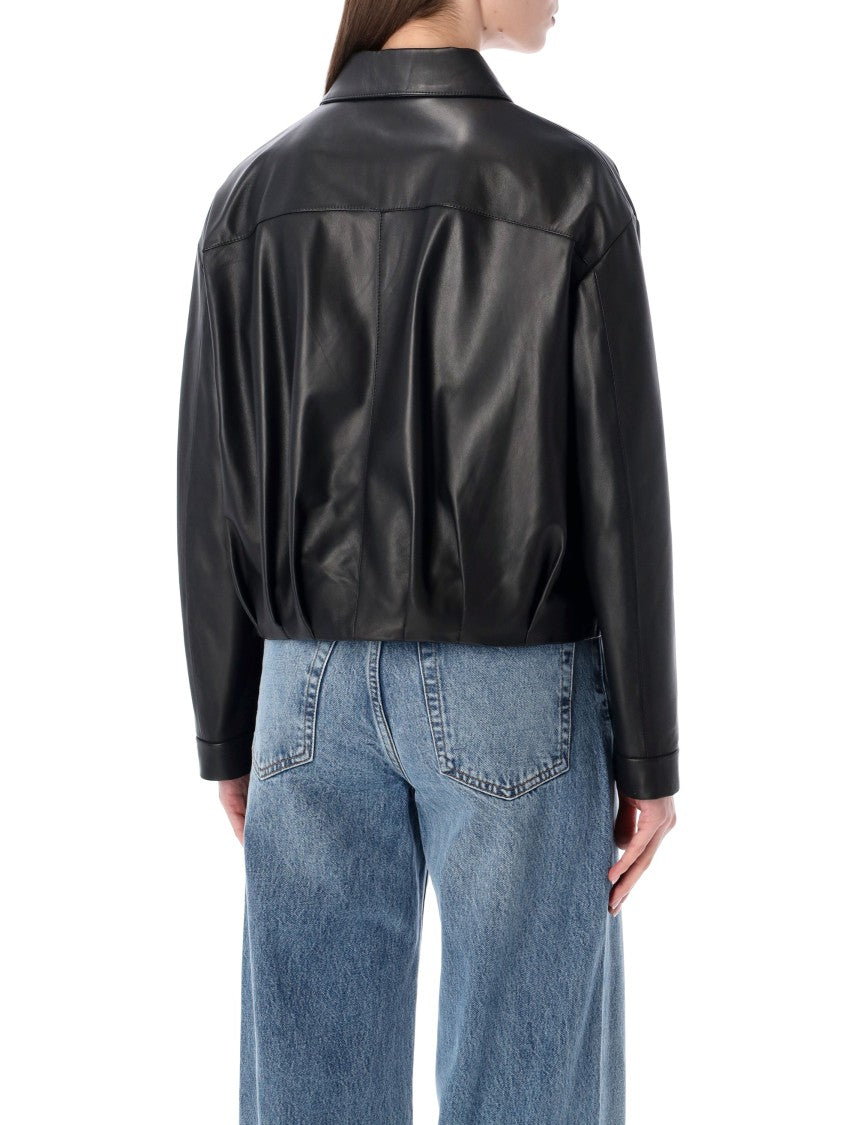 Sword Sword 6.6.44 Cropped Nappa Leather Bomber