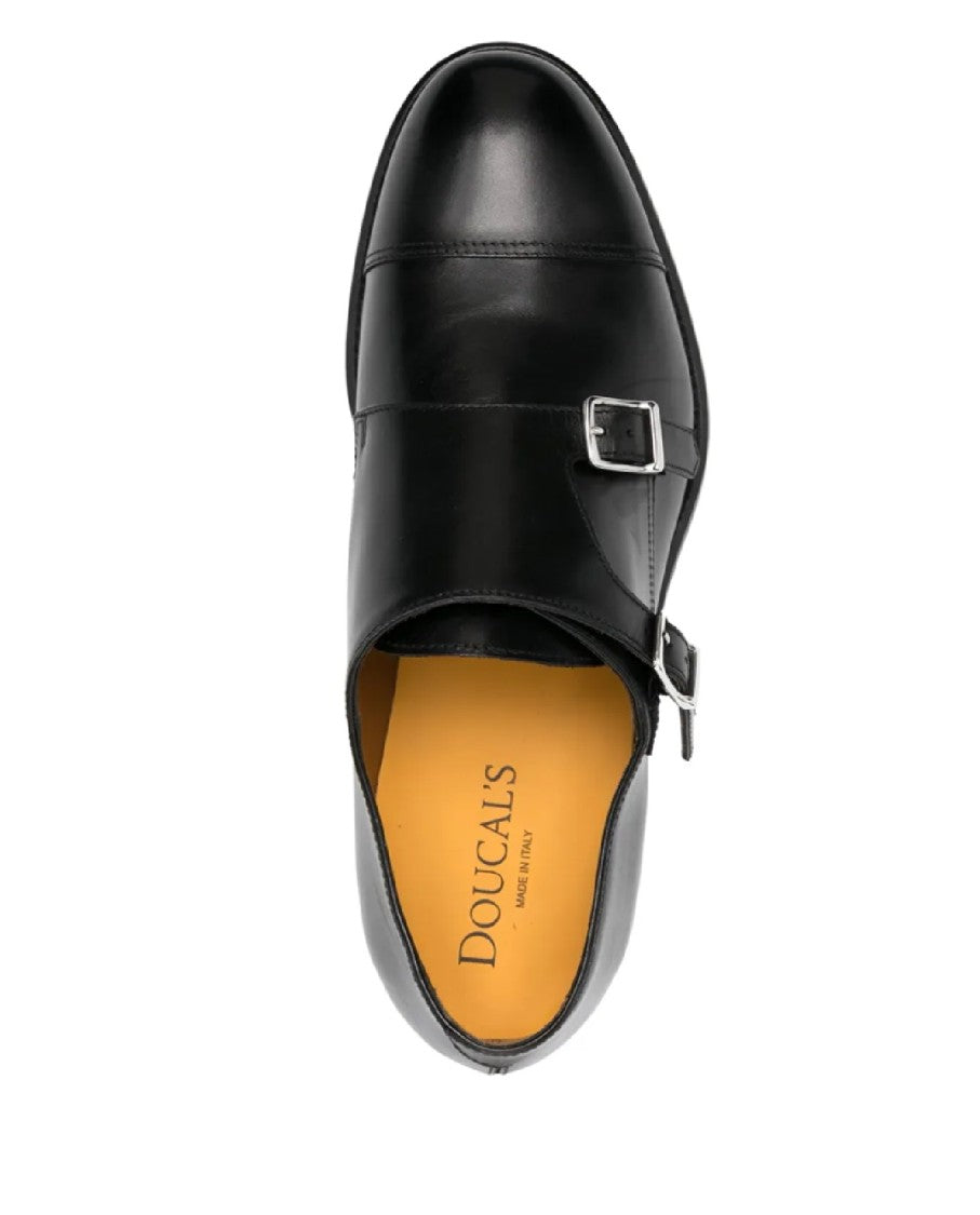 Doucal's Double Buckle Cap Toe