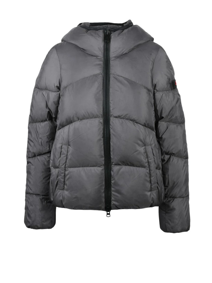 Peuterey Military Green Carena Hooded Quilted Down Jacket